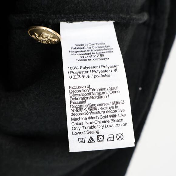 J.Crew Women's Cropped Boucle Yarn Lady Jacket Black White Size Medium NWT - Picture 8 of 8